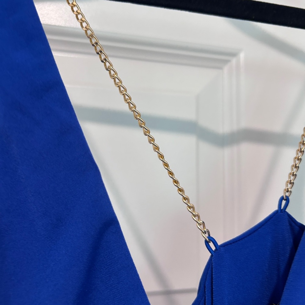 Nookie Cobalt Blue Tia Mini Bodycon Dress Soft Jersey Size Small NWT - Picture 5 of 12